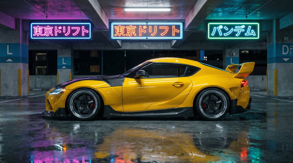 探花JDM改装视频 - Supra宽体改装